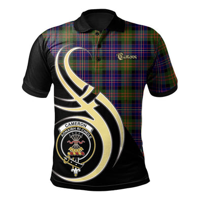 Clan Cameron of Erracht Modern Tartan Polo Shirt - Believe In Me Style