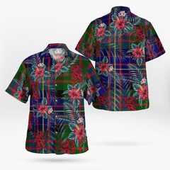 Clan Cameron of Erracht Modern Tartan Scottish Lion Hawaiian Shirt DY92 Cameron of Erracht Modern Tartan Tartan Hawaii Shirt   
