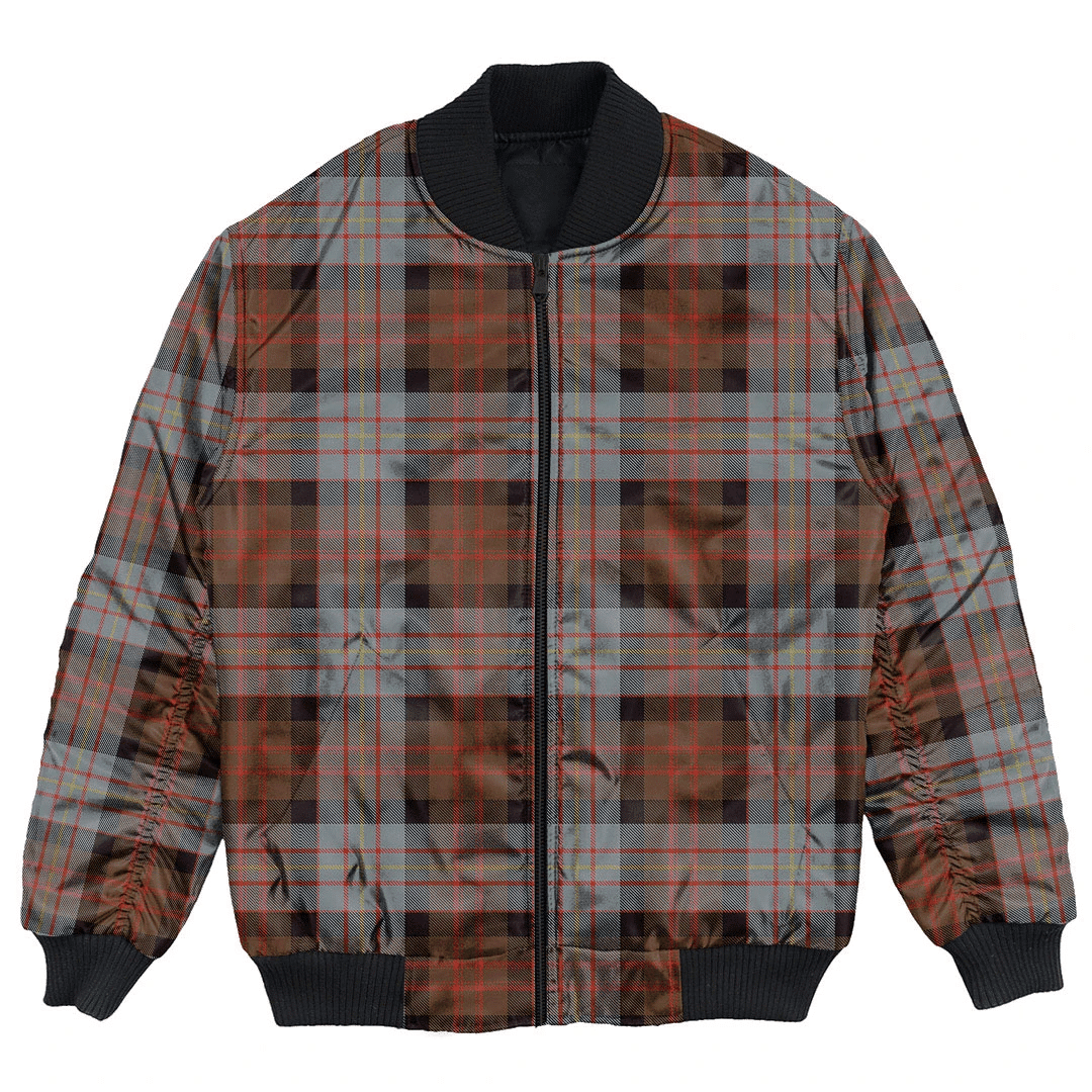 Clan Cameron of Erracht Weathered Tartan Bomber Jacket PV41 Cameron of Erracht Weathered Tartan Tartan Bomber Jacket   