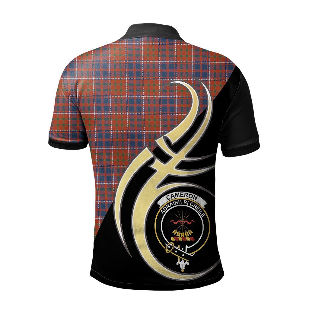 Clan Cameron of Lochiel Ancient Tartan Polo Shirt - Believe In Me Style GJ88 Cameron of Lochiel Ancient Tartan Tartan Polo   