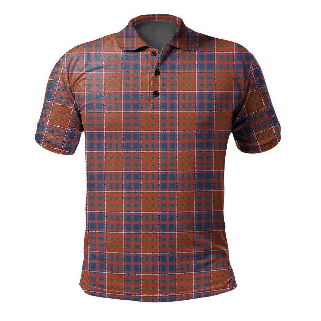 Clan Cameron of Lochiel Ancient Tartan Polo Shirt HT25 Cameron of Lochiel Ancient Tartan Tartan Polo   