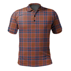 Clan Cameron of Lochiel Ancient Tartan Polo Shirt HT25 Cameron of Lochiel Ancient Tartan Tartan Polo   