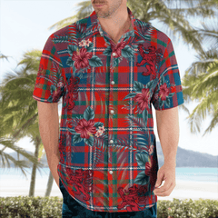 Clan Cameron of Lochiel Ancient Tartan Scottish Lion Hawaiian Shirt AQ69 Cameron of Lochiel Ancient Tartan Tartan Hawaii Shirt   