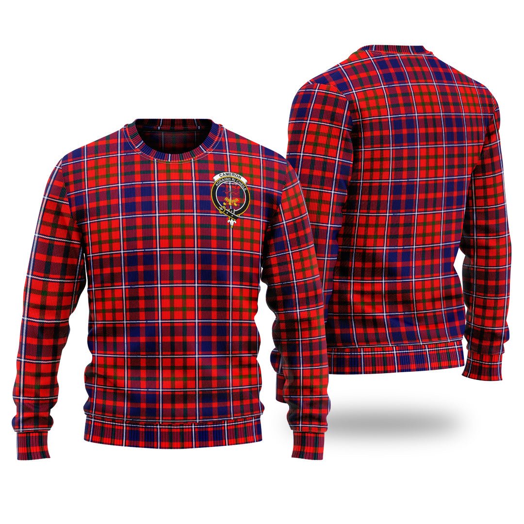 Clan Cameron Of Lochiel Modern Tartan Christmas Ugly Sweater JP87 Cameron Of Lochiel Modern Tartan Tartan Sweater   