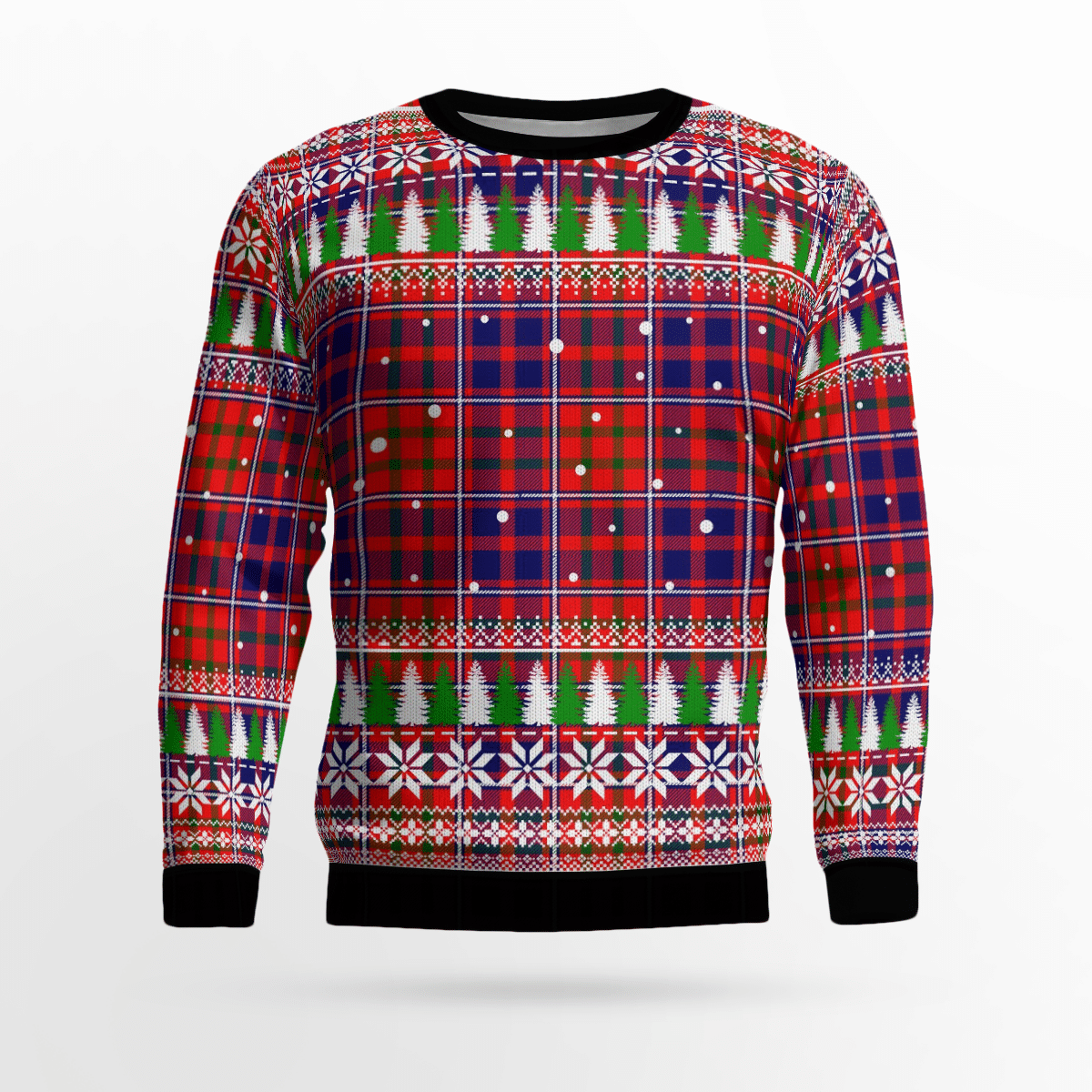 Clan Cameron of Lochiel Modern Tartan Christmas Ugly Sweater QL83 Cameron of Lochiel Modern Tartan Tartan Ugly Sweater   