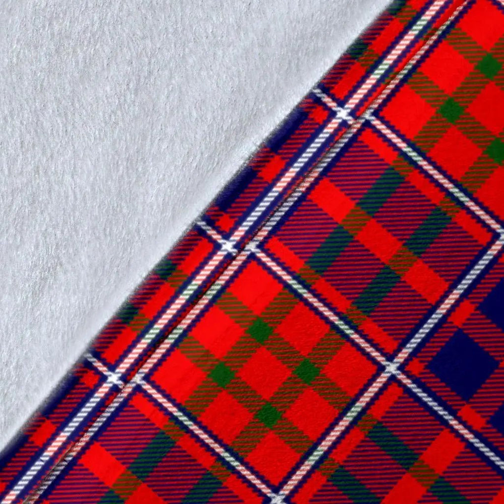 Clan Cameron of Lochiel Modern Tartan Crest Blanket Wave Style XR47 Clan Cameron Tartan Today   