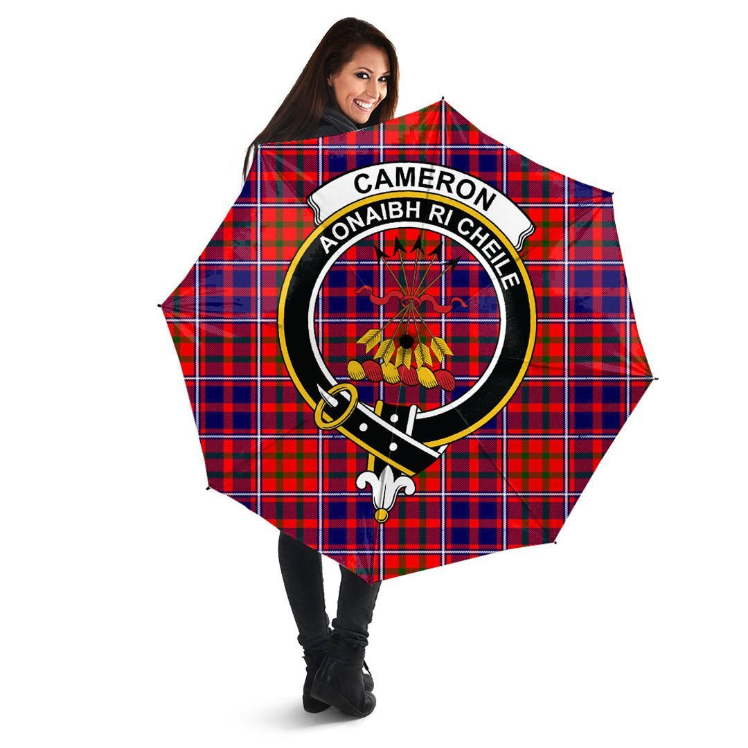 Clan Cameron of Lochiel Modern Tartan Crest Umbrella OR14 Clan Cameron Tartan Today   