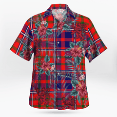 Clan Cameron of Lochiel Modern Tartan Scottish Lion Hawaiian Shirt OC41 Cameron of Lochiel Modern Tartan Tartan Hawaii Shirt   
