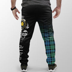 Clan Campbell Ancient 01 Tartan Crest Jogger Sweatpants  Alba Celtic Style MO95 Clan Campbell Tartan Today   