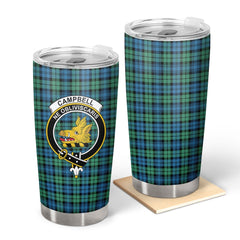 Clan Campbell Ancient 01 Tartan Crest Tumbler DA72 Clan Campbell Tartan Today   