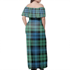 Clan Campbell Ancient 01 Tartan Hawaii Dress GH73 Clan Campbell Tartan Hawaii Dress   