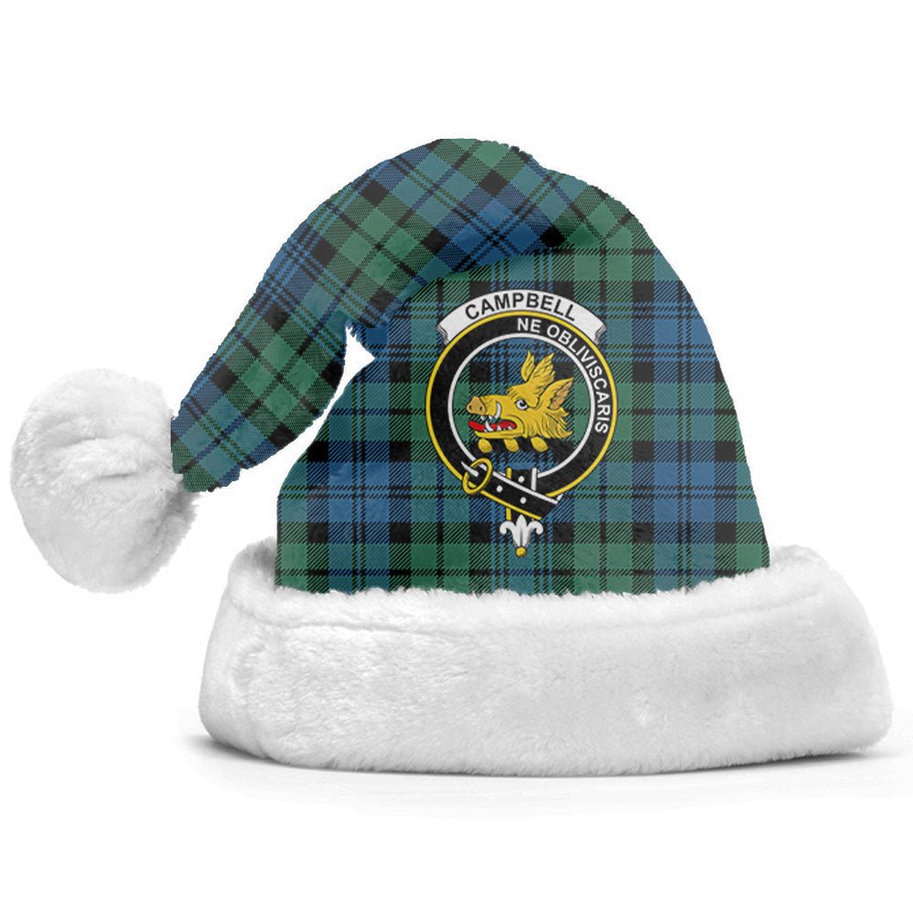Clan Campbell Ancient 02 Tartan Crest Christmas Santa Hat FG93 Campbell Ancient 02 Tartan Tartan Santa Hat   