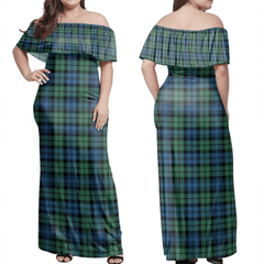 Clan Campbell Ancient 02 Tartan Hawaii Dress BC28 Clan Campbell Tartan Hawaii Dress   