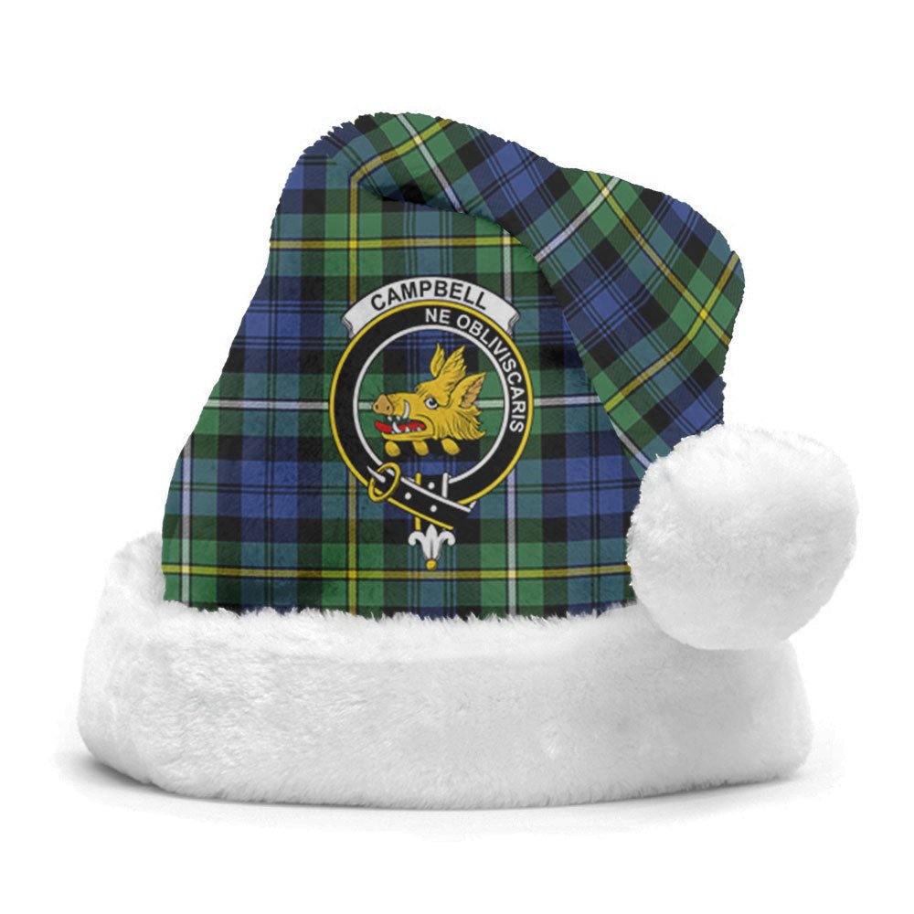 Clan Campbell Argyll Ancient Tartan Crest Christmas Santa Hat JR97 Campbell Argyll Ancient Tartan Tartan Santa Hat   