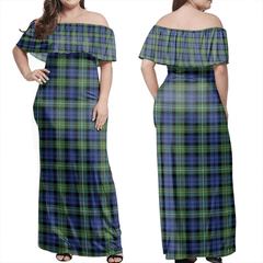 Clan Campbell Argyll Ancient Tartan Hawaii Dress SI85 Clan Campbell Tartan Hawaii Dress   