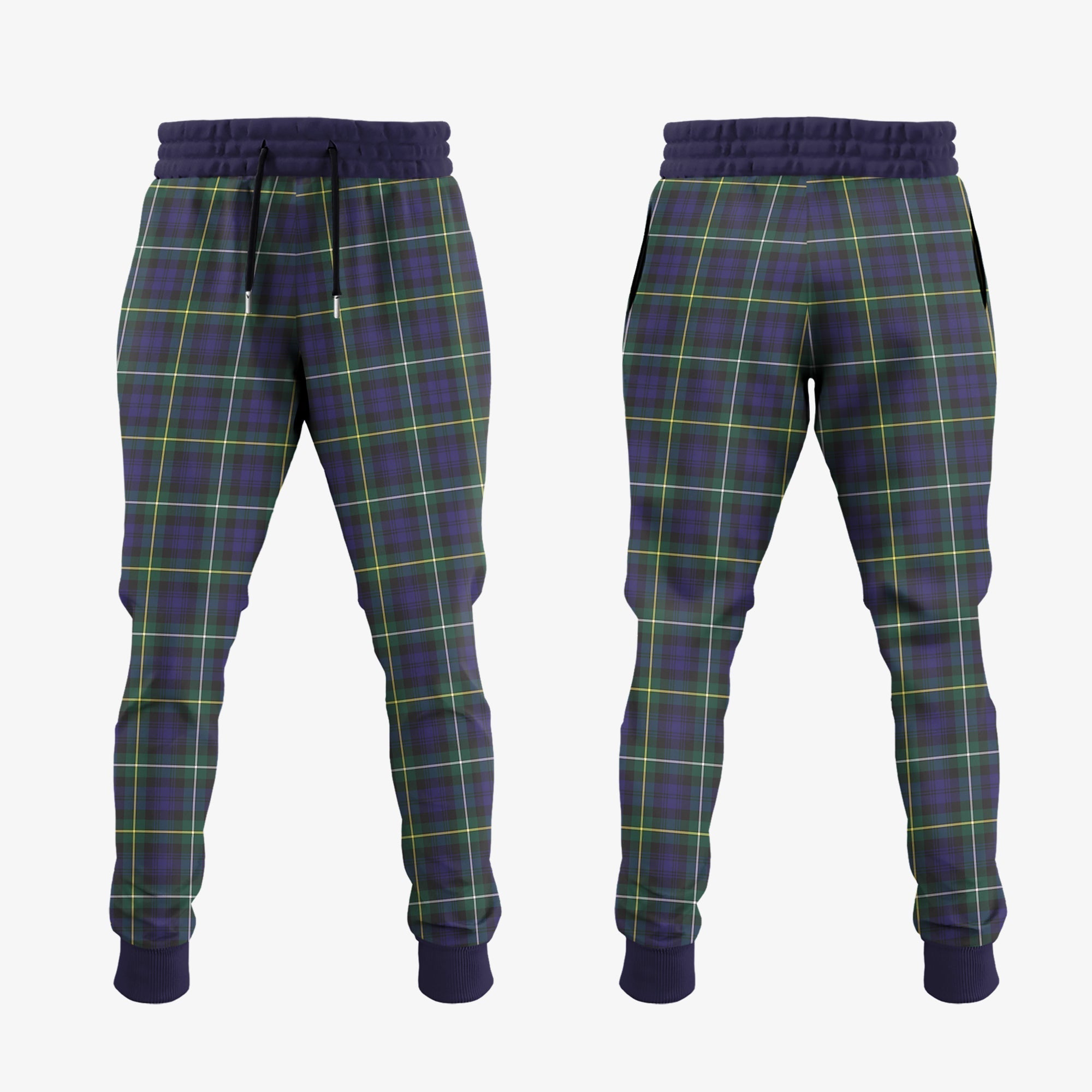 Clan Campbell Argyll Modern Tartan Crest Jogger Sweatpants YW24 Clan Campbell Tartan Today   