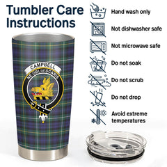 Clan Campbell Argyll Modern Tartan Crest Tumbler YG41 Clan Campbell Tartan Today   