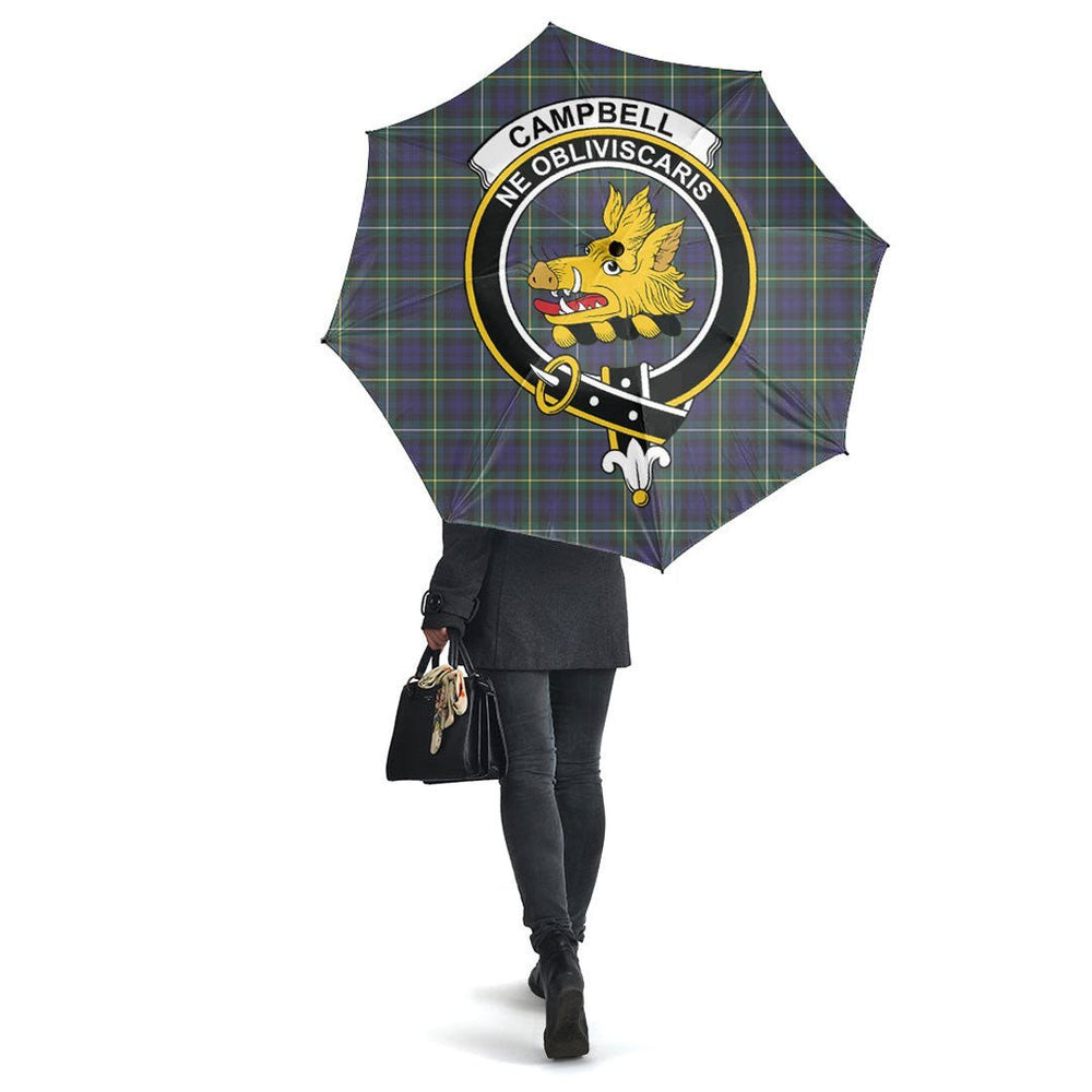 Clan Campbell Argyll Modern Tartan Crest Umbrella HR60 Clan Campbell Tartan Today   
