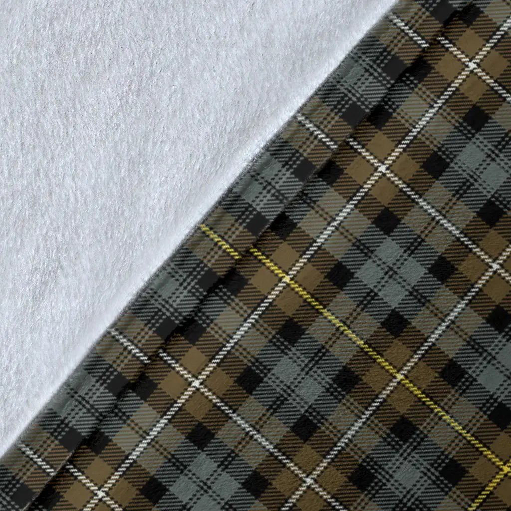 Clan Campbell Argyll Weathered Tartan Crest Blanket Wave Style WW49 Clan Campbell Tartan Today   