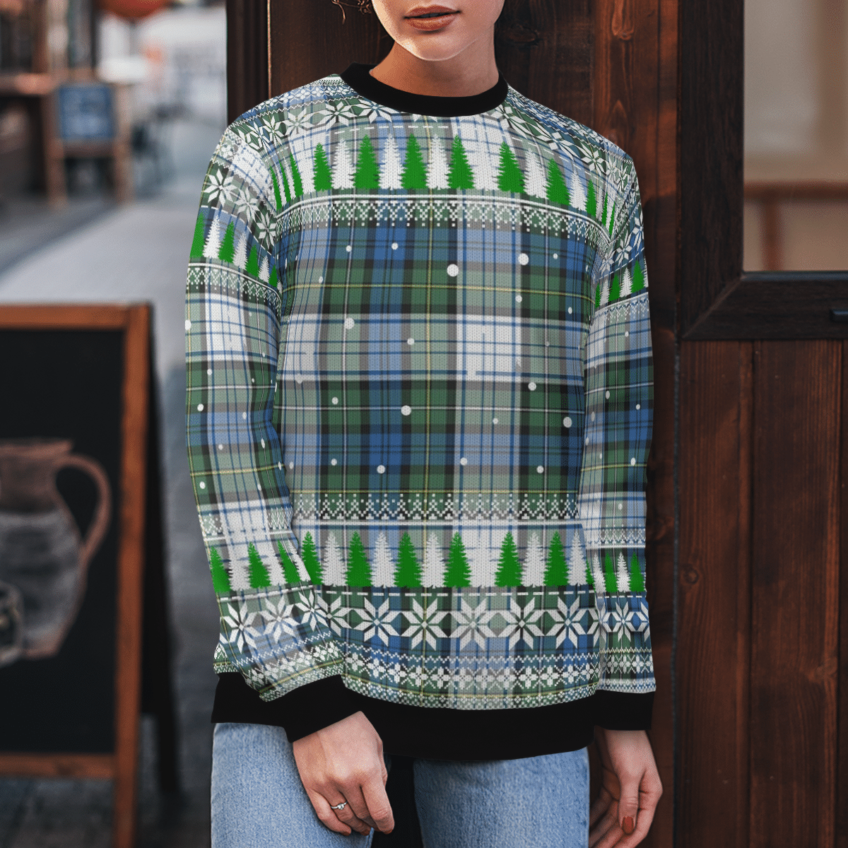 Clan Campbell Dress Ancient Tartan Christmas Ugly Sweater SC98 Campbell Dress Ancient Tartan Tartan Ugly Sweater   