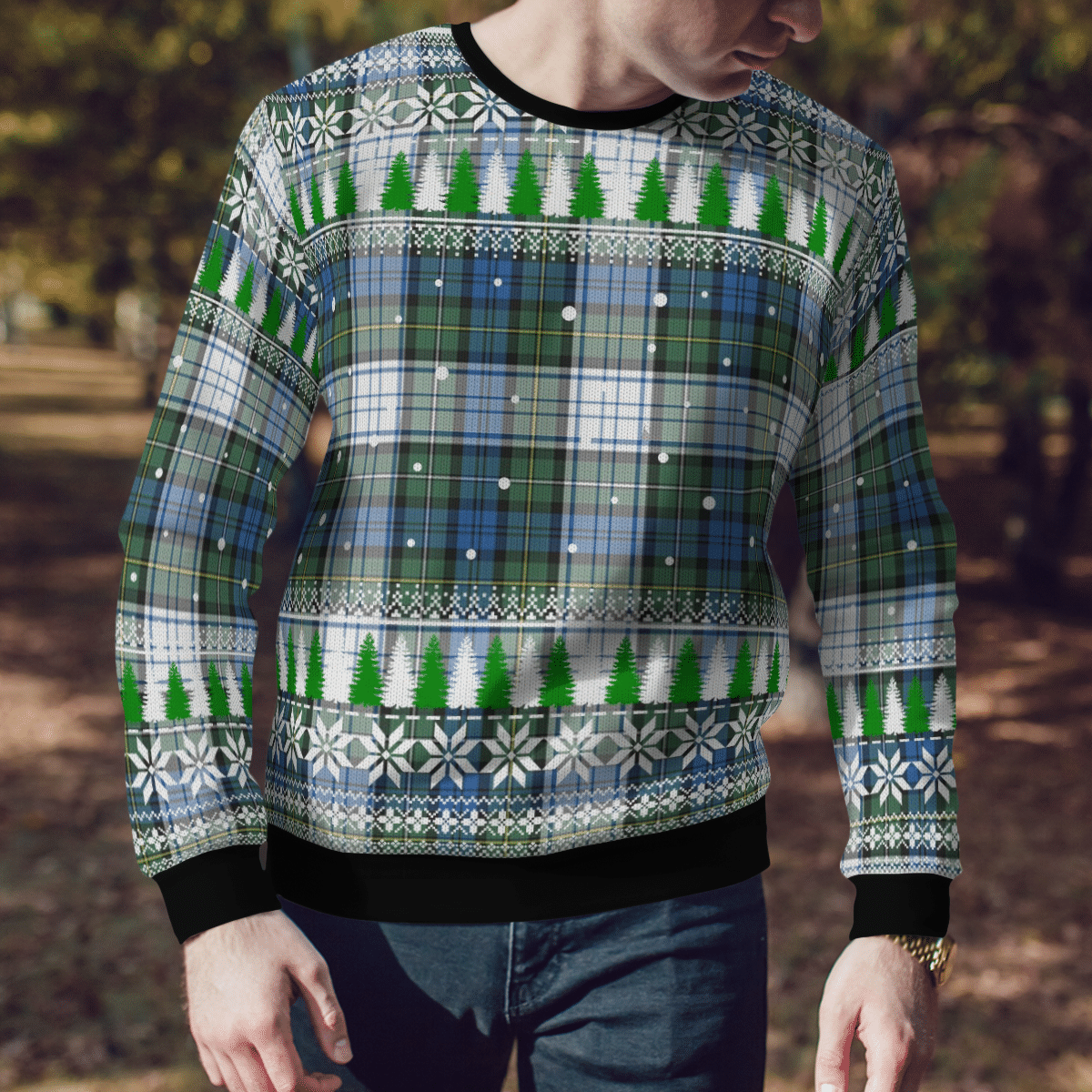 Clan Campbell Dress Ancient Tartan Christmas Ugly Sweater SC98 Campbell Dress Ancient Tartan Tartan Ugly Sweater   