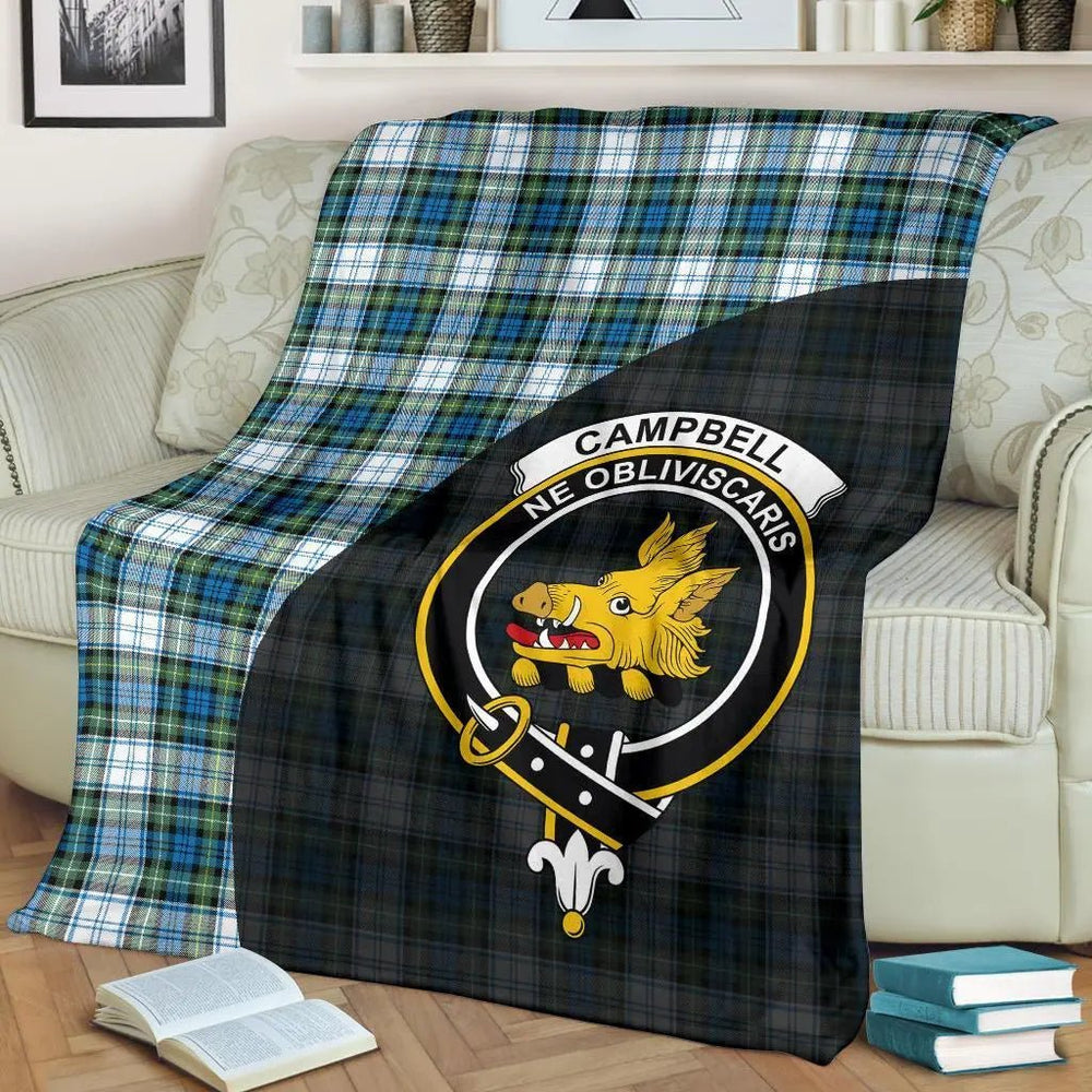 Clan Campbell Dress Ancient Tartan Crest Blanket Wave Style LI65 Clan Campbell Tartan Today   