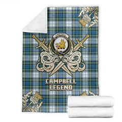 Clan Campbell Dress Ancient Tartan Gold Courage Symbol Blanket IL26 Clan Campbell Tartan Today   