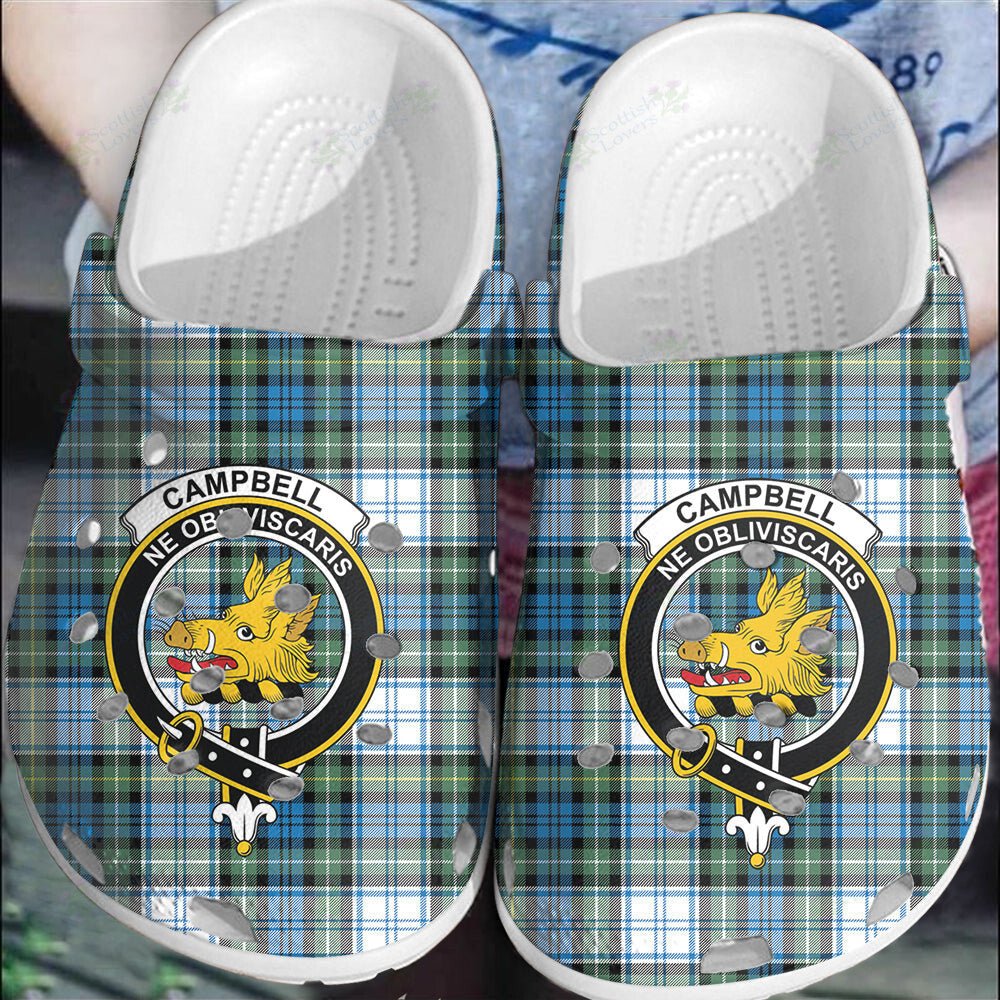Clan Campbell Dress Tartan Crest Clogs Classic FB35 Campbell Dress Tartan Tartan Today   