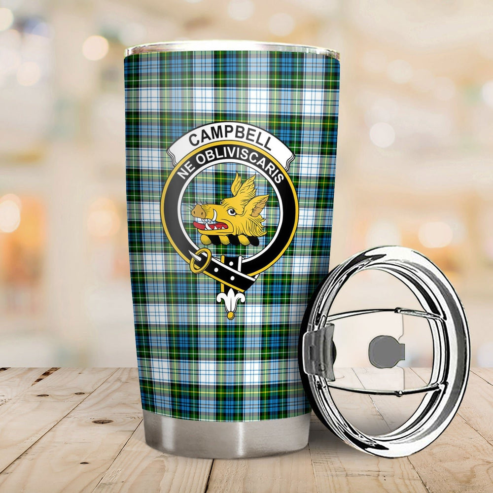 Clan Campbell Dress Tartan Crest Tumbler YS86 Clan Campbell Tartan Today   