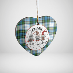Clan Campbell Dress Tartan Tartan Crest Gnome Heart Ceramic Ornament OJ43 Campbell Dress Tartan Tartan Christmas   