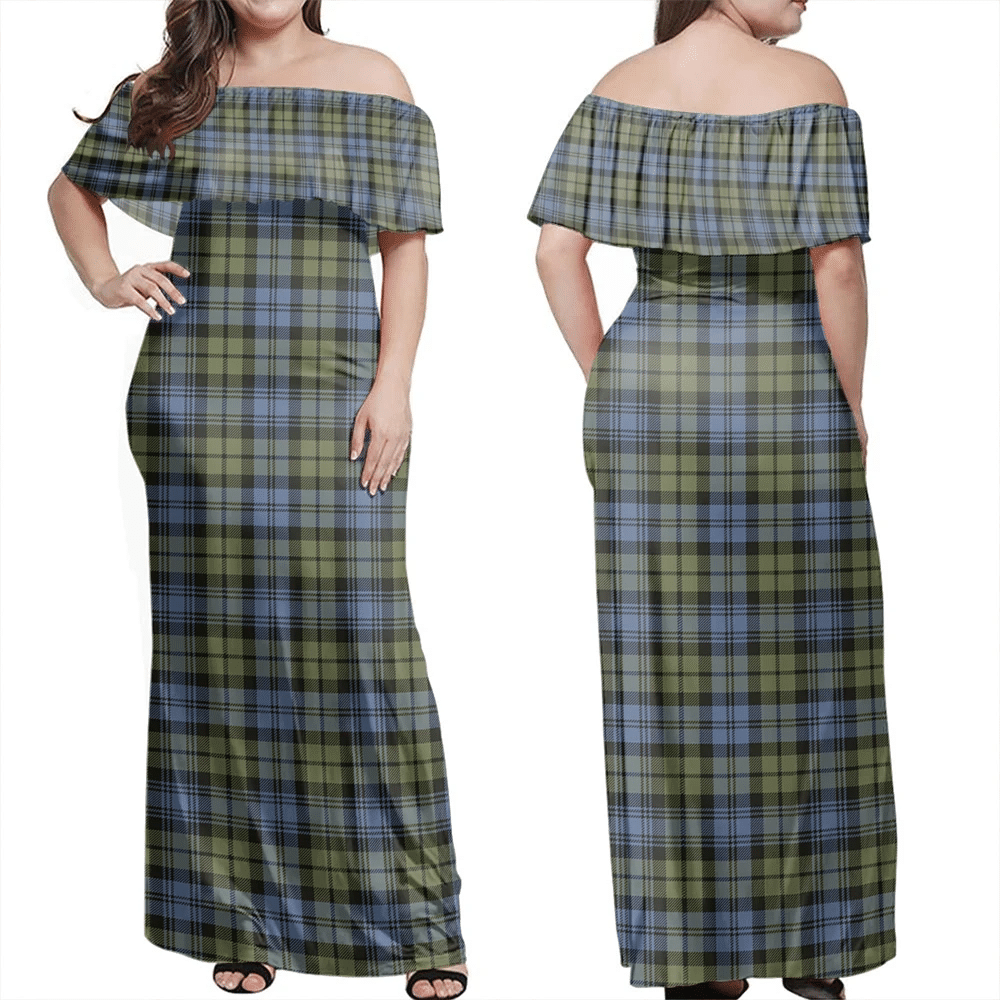 Clan Campbell Faded Tartan Hawaii Dress FY83 Clan Campbell Tartan Hawaii Dress   