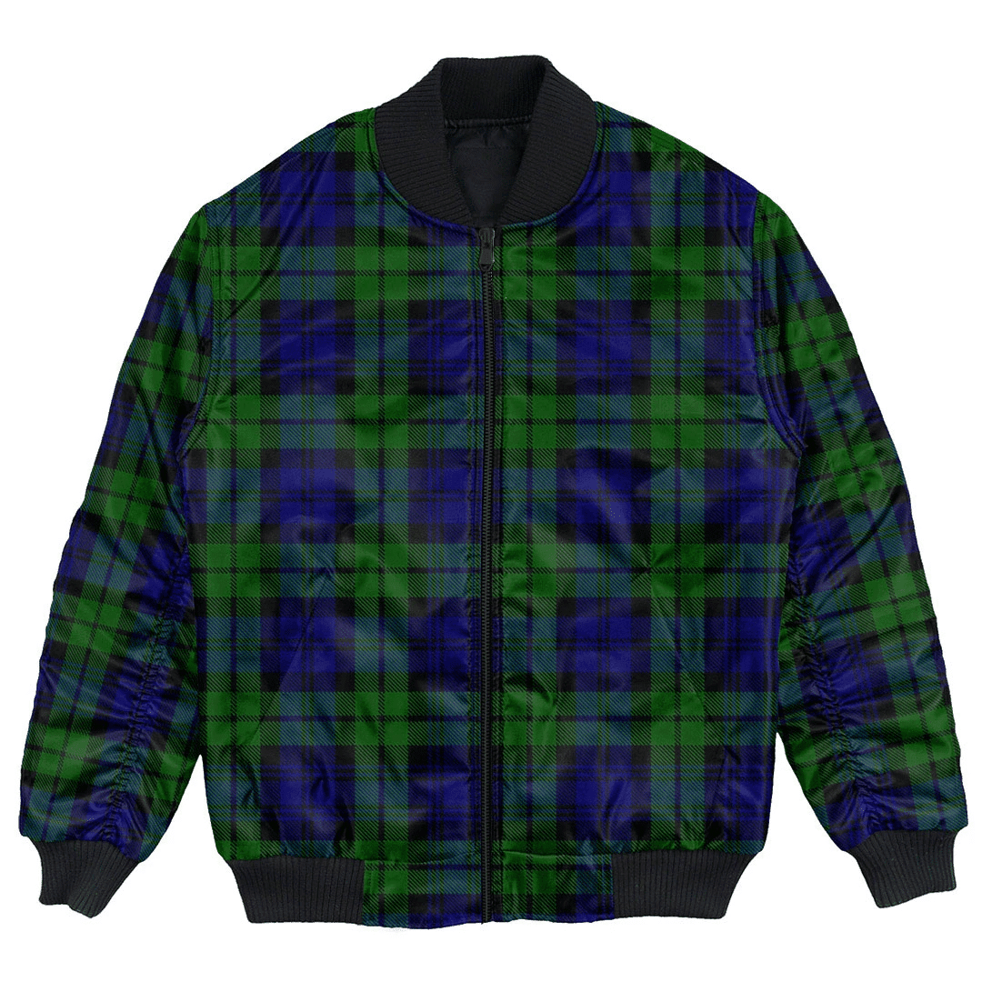 Clan Campbell Modern Tartan Bomber Jacket OD78 Campbell Modern Tartan Tartan Bomber Jacket   