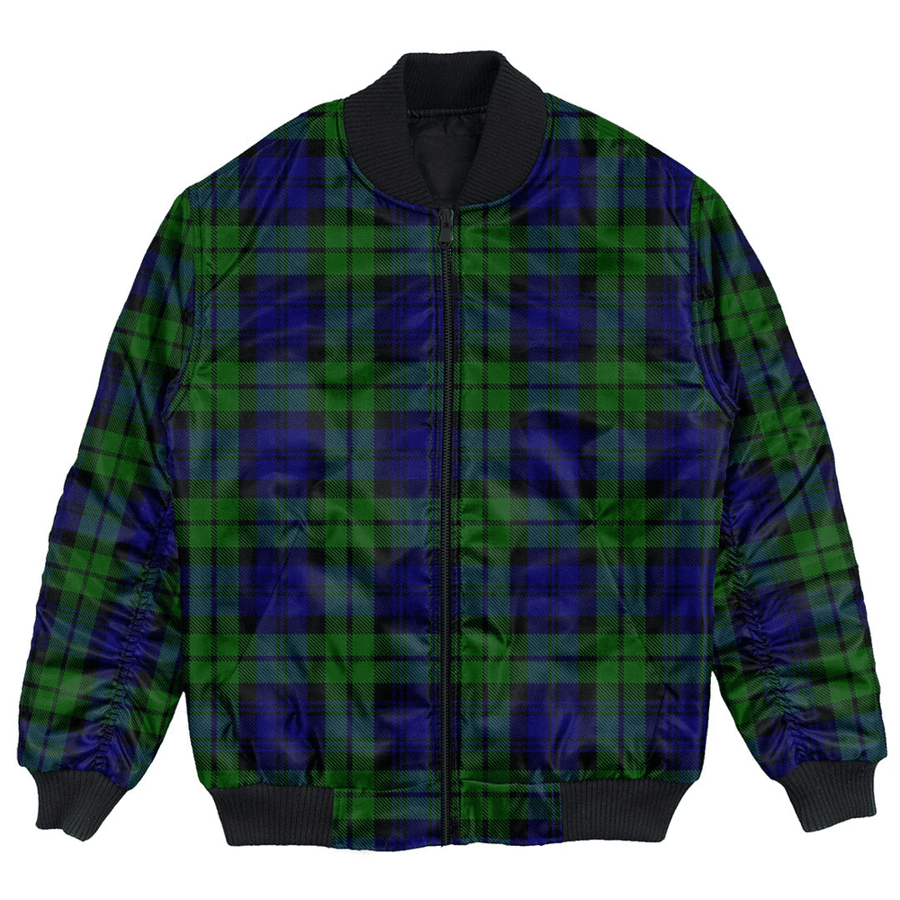 Clan Campbell Modern Tartan Bomber Jacket OD78 Campbell Modern Tartan Tartan Bomber Jacket   