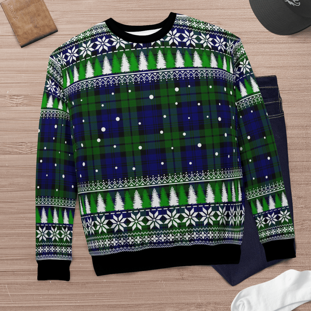 Clan Campbell Modern Tartan Christmas Ugly Sweater KV95 Campbell Modern Tartan Tartan Ugly Sweater   