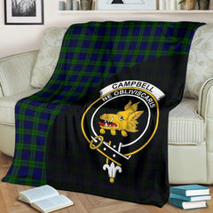 Clan Campbell Modern Tartan Crest Blanket Wave Style FX24 Clan Campbell Tartan Today   