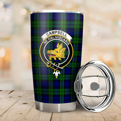 Clan Campbell Modern Tartan Crest Tumbler XJ77 Clan Campbell Tartan Today   