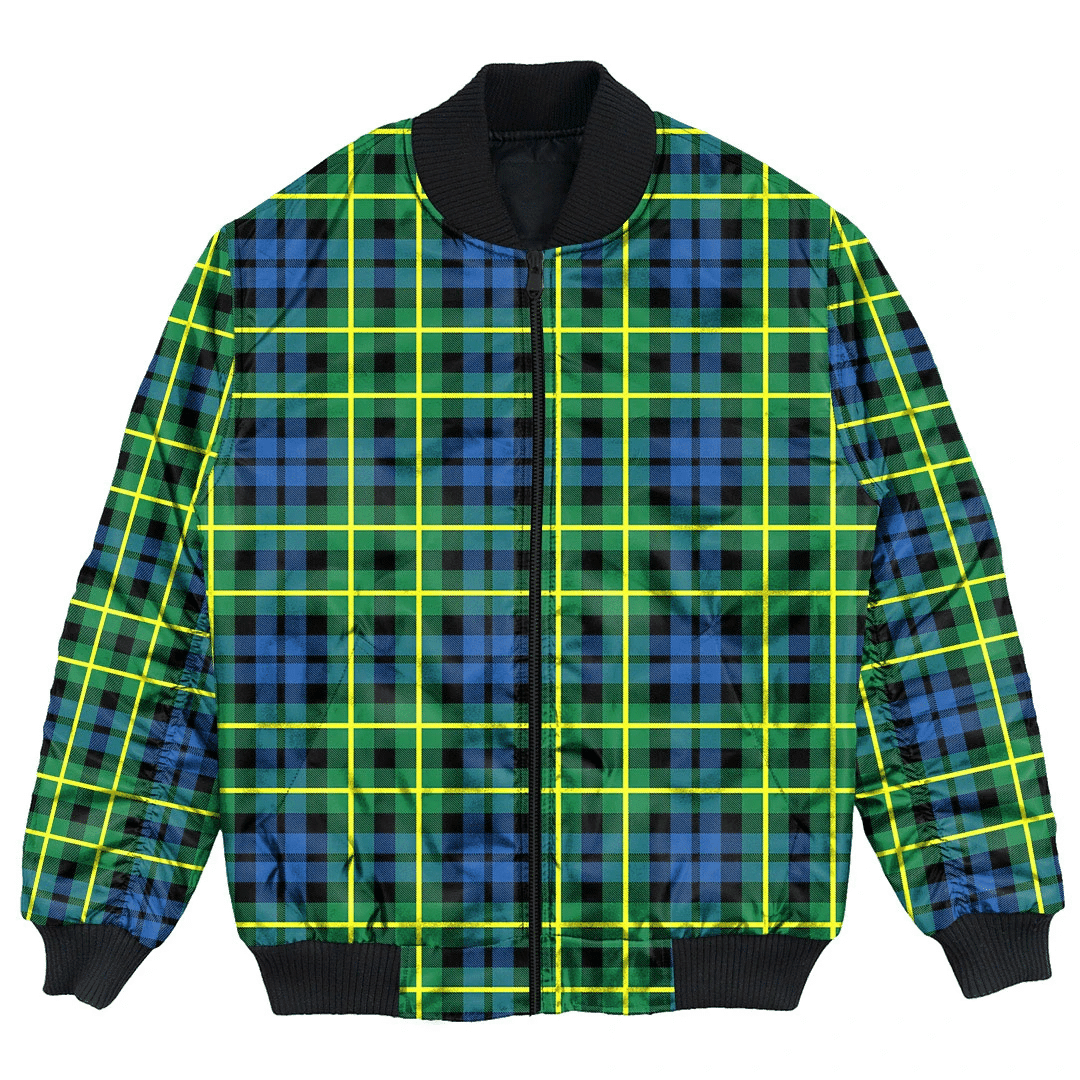 Clan Campbell of Breadalbane Ancient Tartan Bomber Jacket JS83 Campbell of Breadalbane Ancient Tartan Tartan Bomber Jacket   