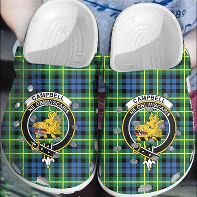 Clan Campbell of Breadalbane Ancient Tartan Crest Clogs Classic