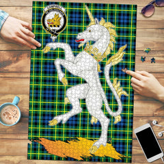 Clan Campbell of Breadalbane Ancient Tartan Crest Unicorn Scotland Jigsaw Puzzles Gift For Family MS27 Clan Campbell of Breadalbane Tartan Today   