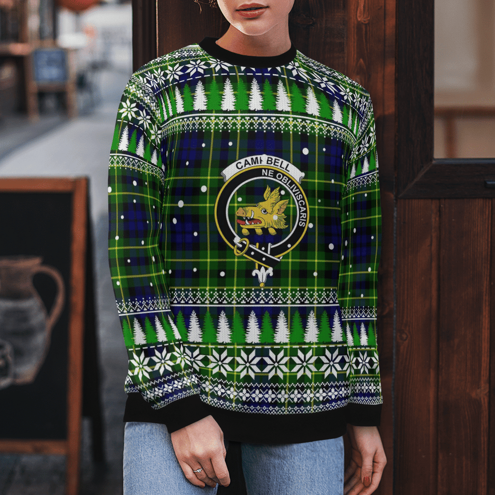 Clan Campbell of Breadalbane Modern Crest Tartan Christmas Ugly Sweater LC43 Campbell of Breadalbane Modern Crest Tartan Tartan Ugly Sweater   