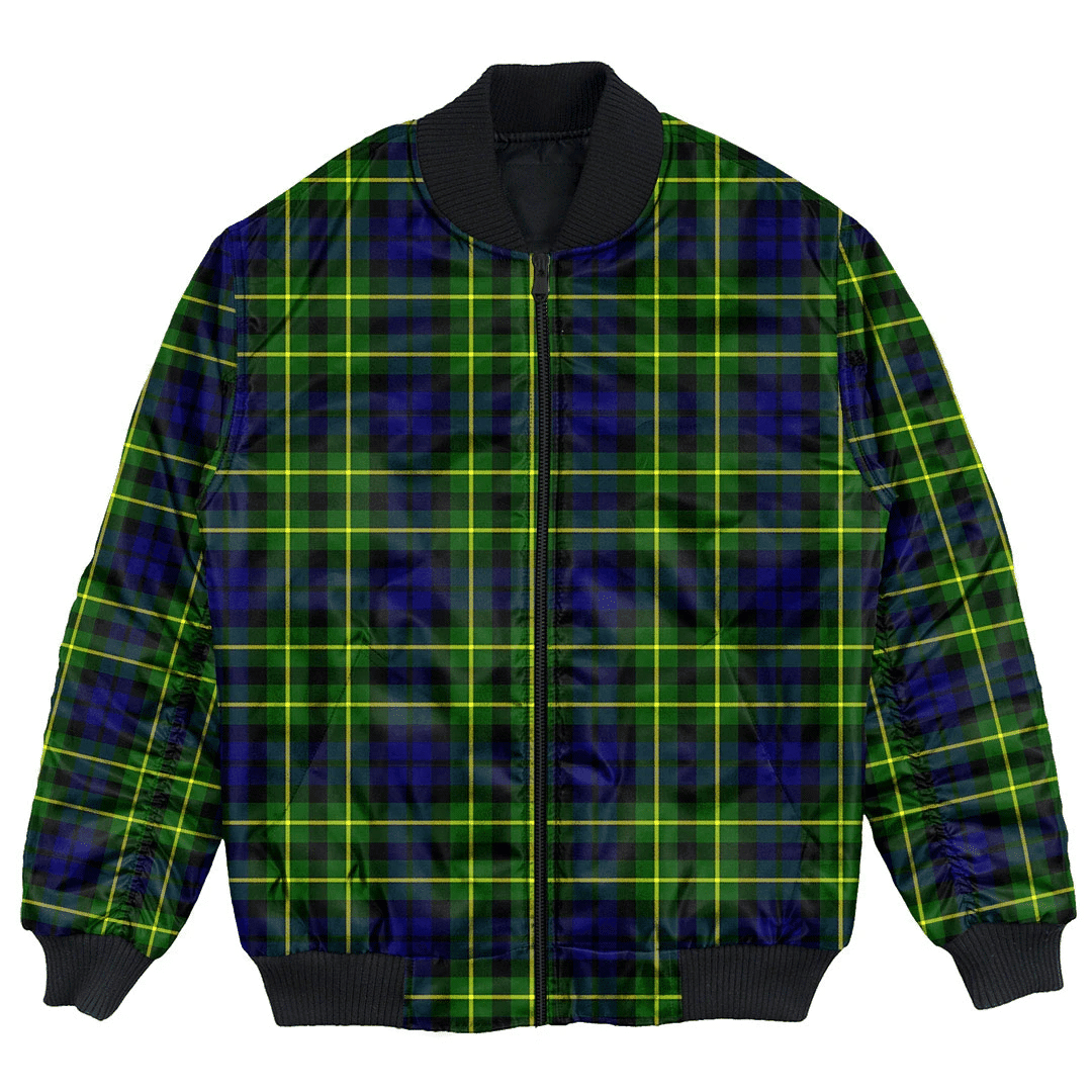 Clan Campbell of Breadalbane Modern Tartan Bomber Jacket QV16 Campbell of Breadalbane Modern Tartan Tartan Bomber Jacket   
