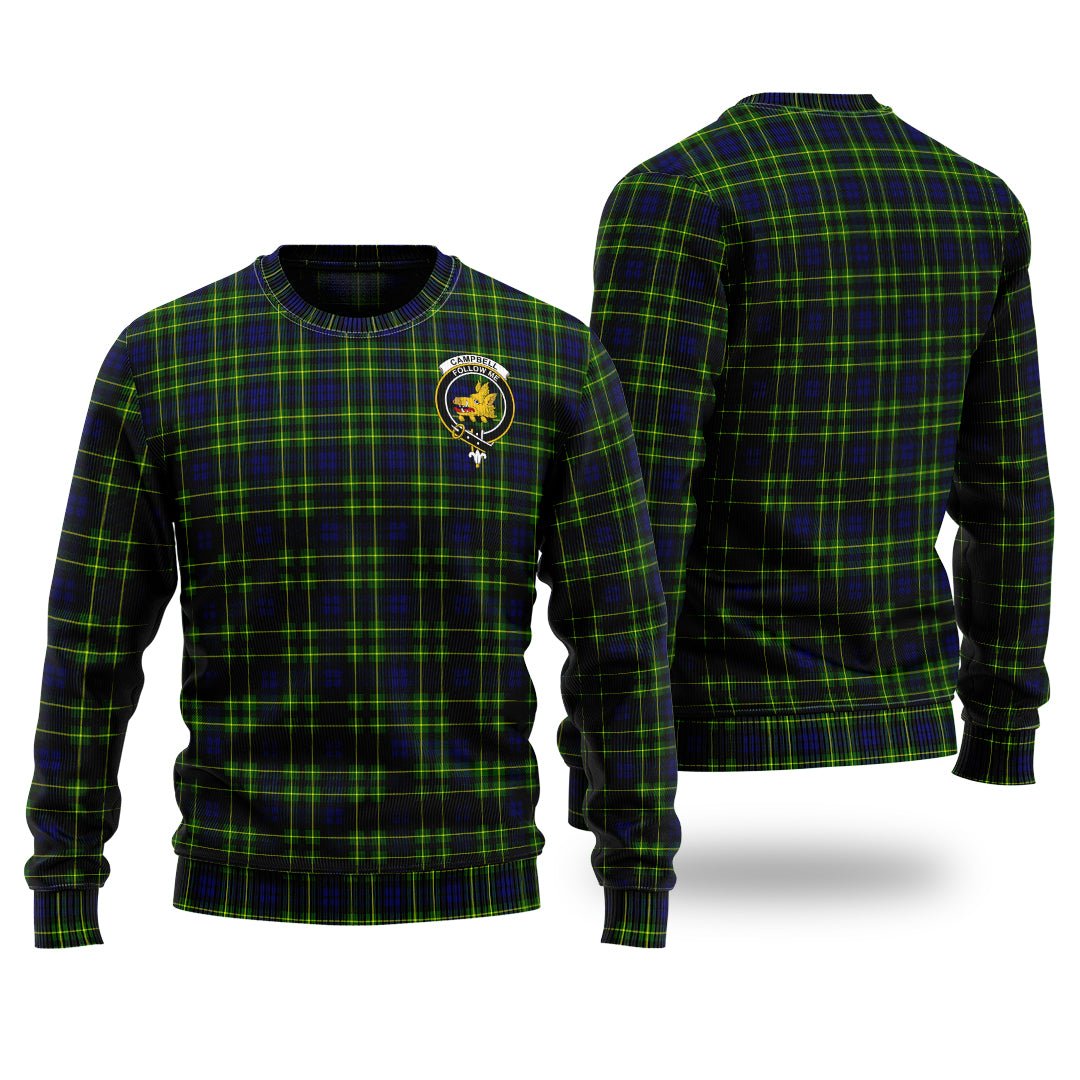 Clan Campbell Of Breadalbane Modern Tartan Christmas Ugly Sweater FW58 Campbell Of Breadalbane Modern Tartan Tartan Sweater   