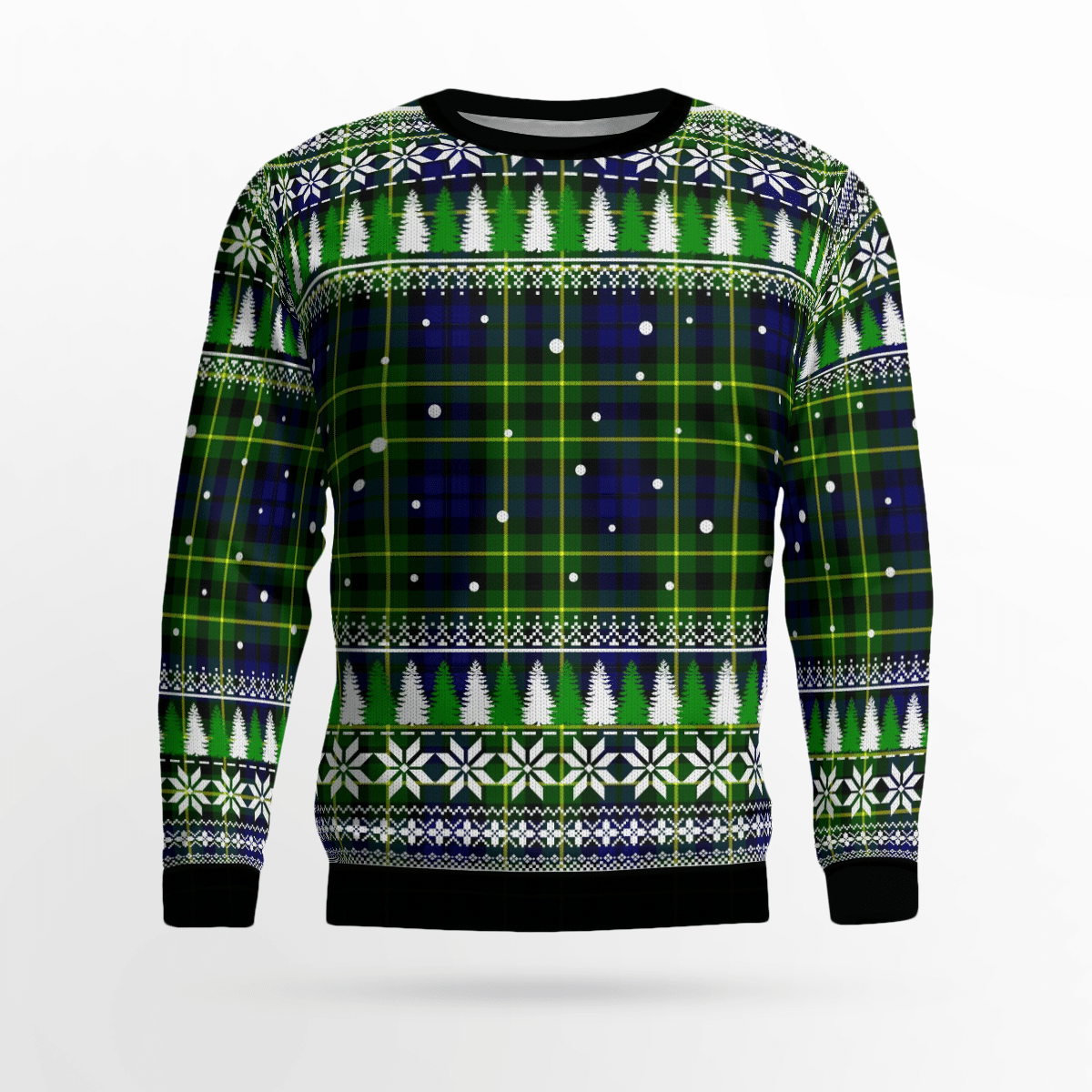 Clan Campbell of Breadalbane Modern Tartan Christmas Ugly Sweater RJ97 Campbell of Breadalbane Modern Tartan Tartan Ugly Sweater   