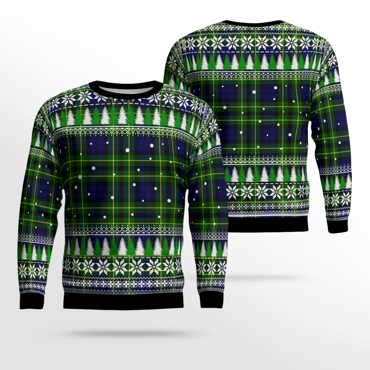 Clan Campbell of Breadalbane Modern Tartan Christmas Ugly Sweater RJ97 Campbell of Breadalbane Modern Tartan Tartan Ugly Sweater   