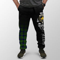 Clan Campbell Of Breadalbane Modern Tartan Crest Jogger Sweatpants  Alba Celtic Style UA74 Clan Campbell of Breadalbane Tartan Today   