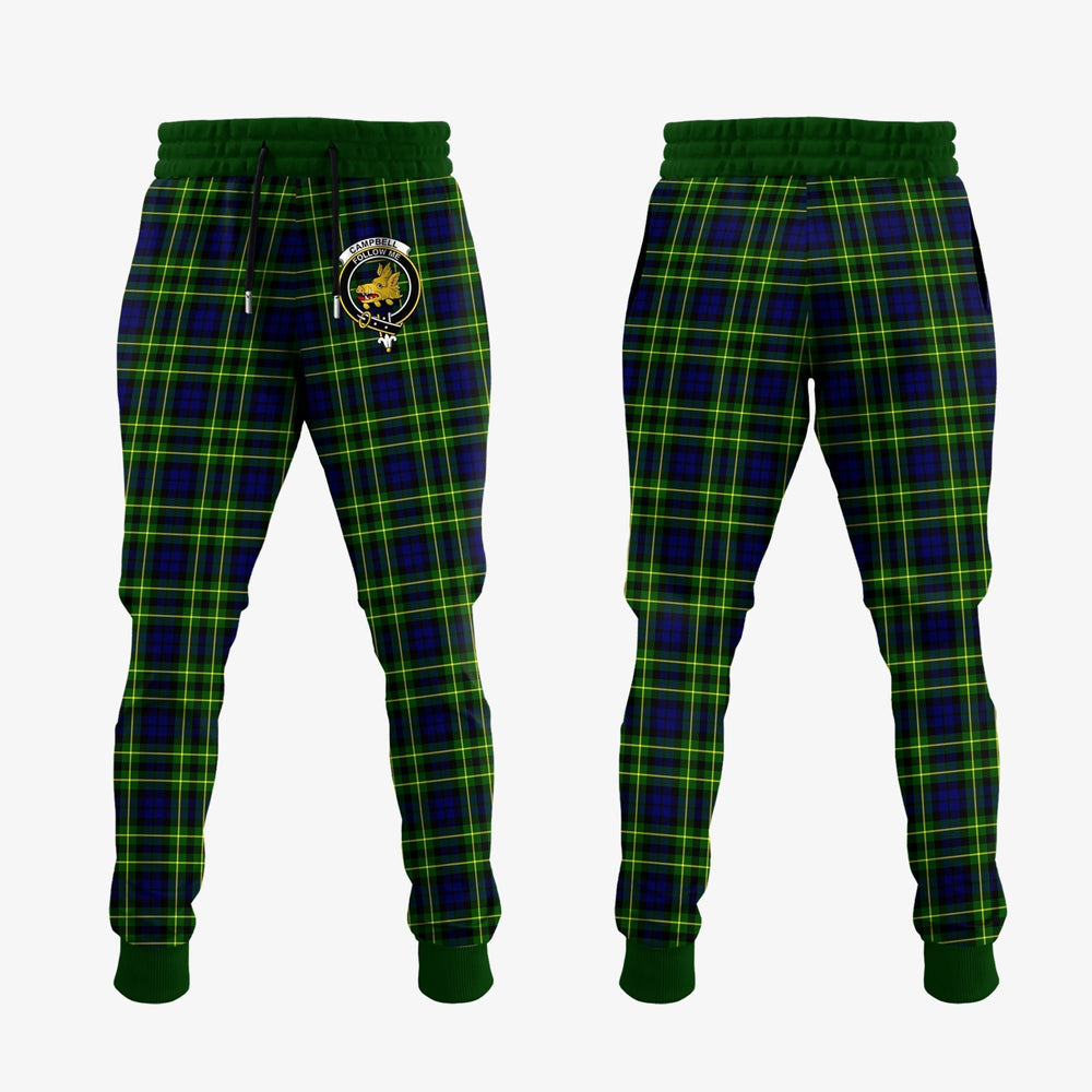 Clan Campbell Of Breadalbane Modern Tartan Crest Jogger Sweatpants TK69 Clan Campbell of Breadalbane Tartan Today   
