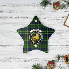 Clan Campbell of Breadalbane Modern Tartan Crest Star Ceramic Ornament MG18 Campbell of Breadalbane Modern Tartan Tartan Christmas   