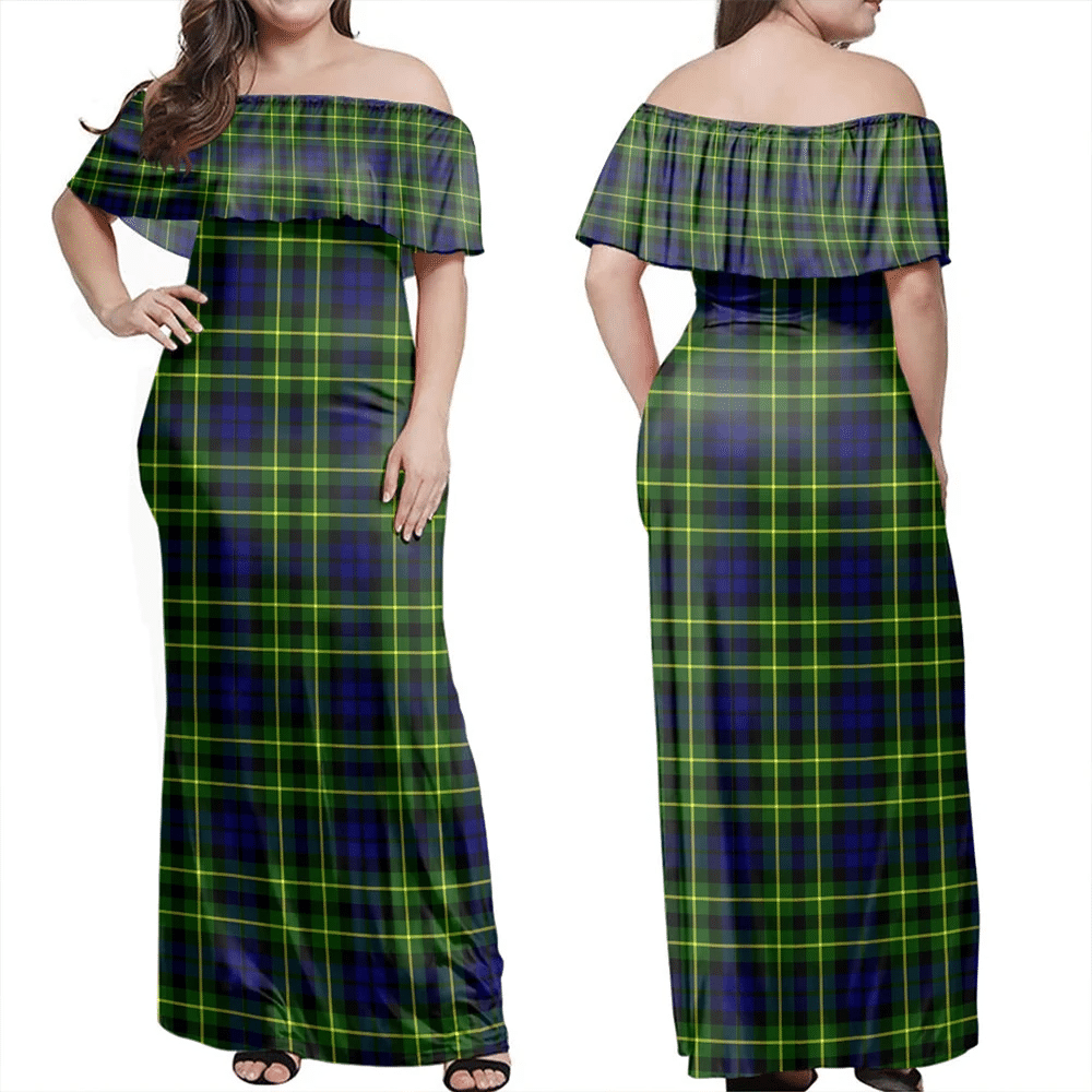 Clan Campbell Of Breadalbane Modern Tartan Hawaii Dress LD54 Clan Campbell of Breadalbane Tartan Hawaii Dress   