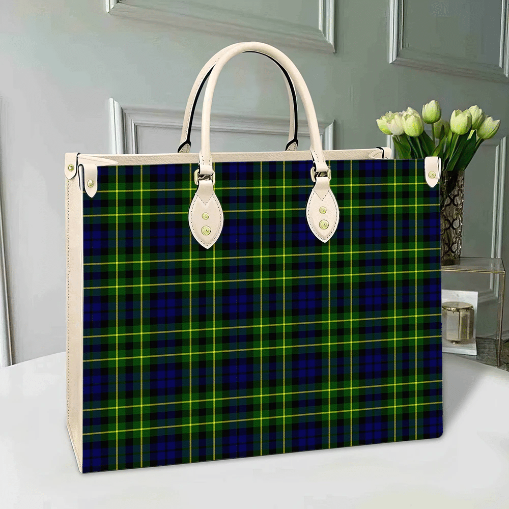 Clan Campbell Of Breadalbane Modern Tartan Leather Bag ZF48 Clan Campbell of Breadalbane Tartan Today   