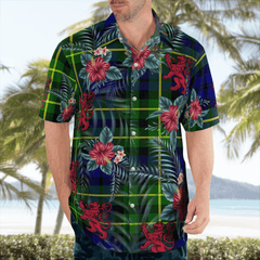 Clan Campbell of Breadalbane Modern Tartan Scottish Lion Hawaiian Shirt ZS17 Campbell of Breadalbane Modern Tartan Tartan Hawaii Shirt   